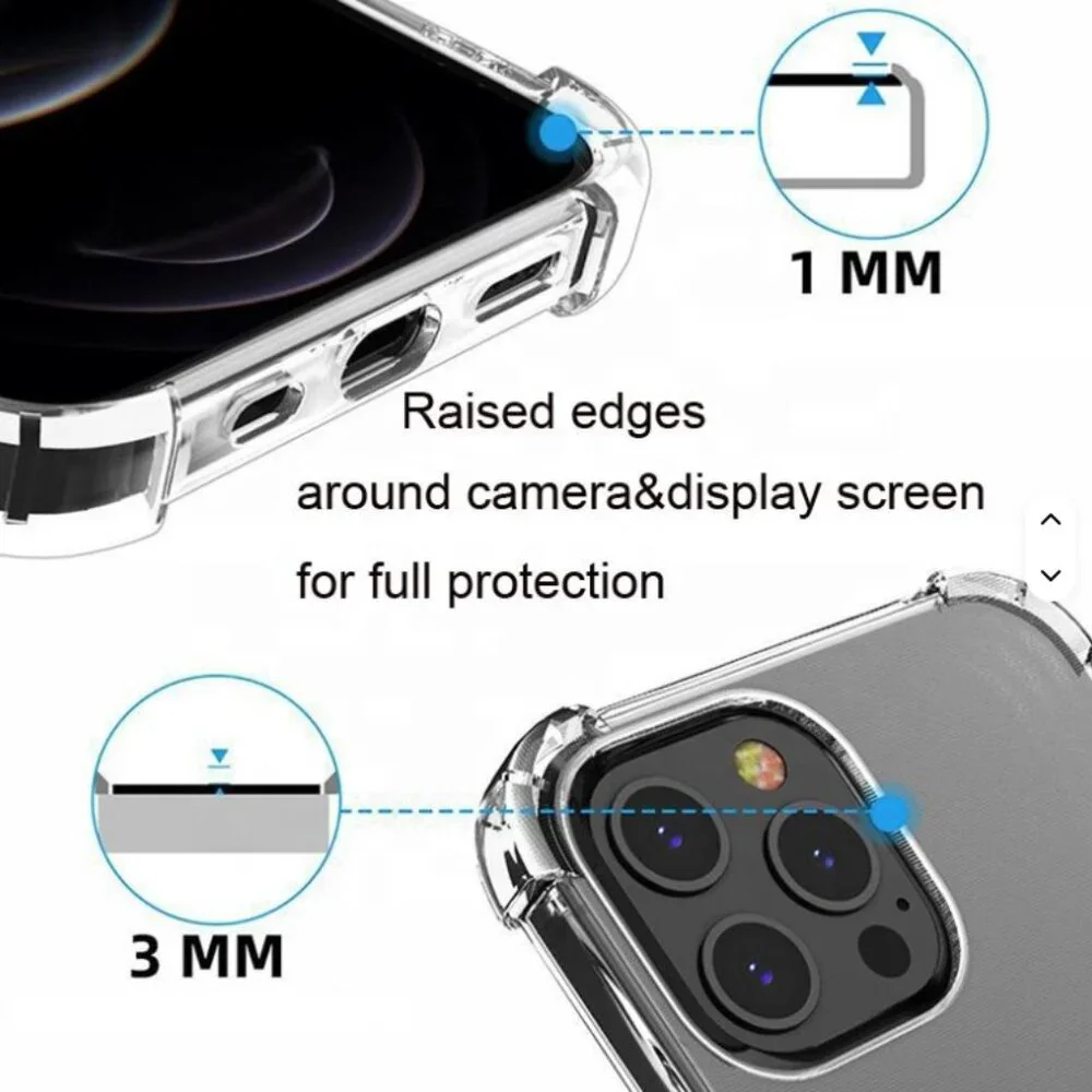 Ultra-Clear iPhone Case – Flexible TPU, Lightweight Protection